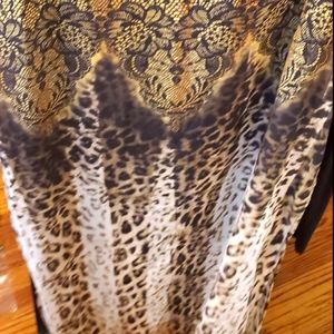 MULTI COLORED ANIMAL PRINT DRESS